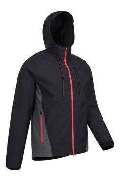 Mountain Warehouse Target Mens Active Windbreaker Jacket -Mountain Warehouse 043114 bla target windbreaker training jacket men aw21 02