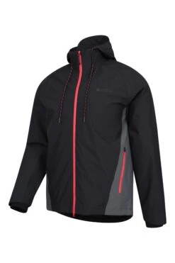 Mountain Warehouse Target Mens Active Windbreaker Jacket -Mountain Warehouse 043114 bla target windbreaker training jacket men aw21 04