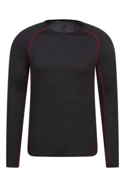 Mountain Warehouse Mens Lightweight Active Long Sleeve Top -Mountain Warehouse 043131 dgr alp light weight ls men aw21 01