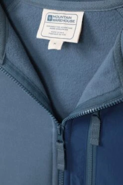 Mountain Warehouse Surge Mens Fleece Jacket -Mountain Warehouse 043146 blu surge full zip fleece men aw21 06