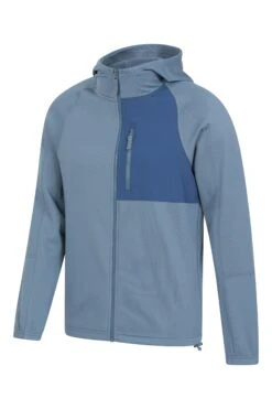 Mountain Warehouse Surge Mens Fleece Hoodie 5 Mountain Warehouse Surge Mens Fleece Hoodie -Mountain Warehouse 043156 blu surge full zip hoodie men aw21 04