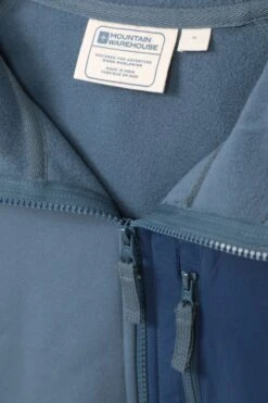 Mountain Warehouse Surge Mens Fleece Hoodie 7 Mountain Warehouse Surge Mens Fleece Hoodie -Mountain Warehouse 043156 blu surge full zip hoodie men aw21 06