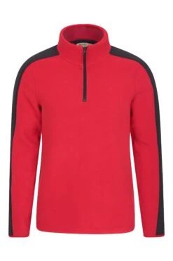 Mountain Warehouse Relic Mens Recycled Fleece Top 8 Mountain Warehouse Relic Mens Recycled Fleece Top -Mountain Warehouse 043172 red relic recycled half zip fleece men ss21 01