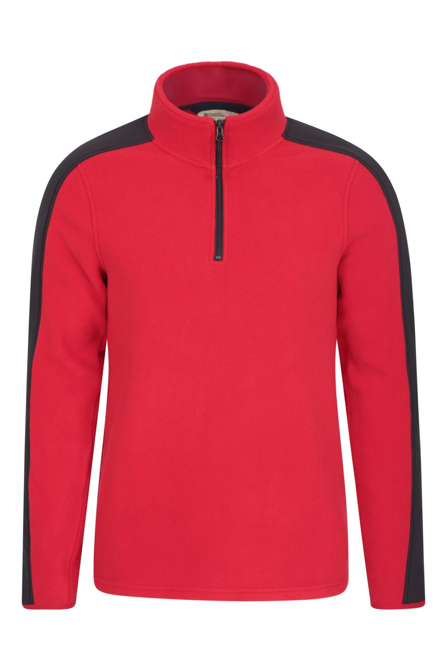 Relic Mens Recycled Fleece Top Mountain Warehouse Relic Mens Recycled Fleece Top -Mountain Warehouse 043172 red relic recycled half zip fleece men ss21 01 scaled