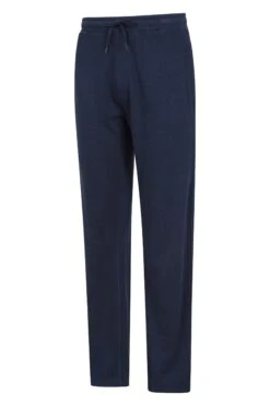 Mountain Warehouse Amble Mens Bamboo Wide Leg Joggers -Mountain Warehouse 043184 nav bamboo amble lounge wide leg jogger men aw22 04