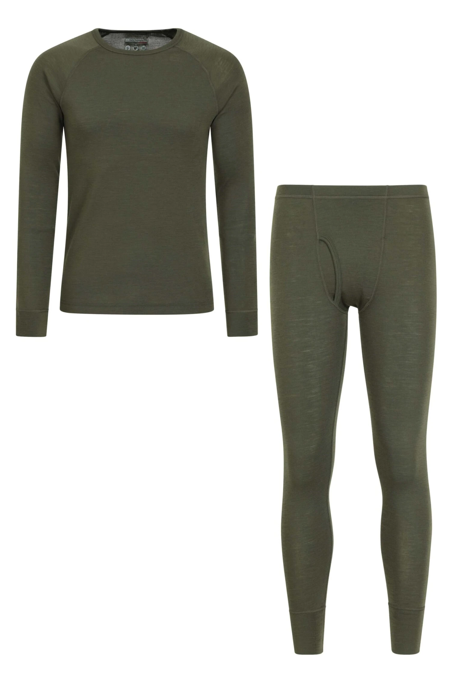 Mens Merino Base Layer Set Mountain Warehouse Mens Merino Base Layer Set -Mountain Warehouse 043330 kha merino blend top and bottom baselayer multipack men aw21 01 scaled