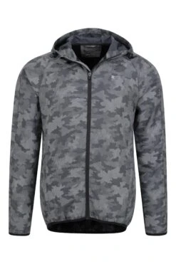 Mountain Warehouse 360 Reflective Mens Camo Jacket -Mountain Warehouse 043575 bca 360 reflective camo hooded jacket men aw21 05