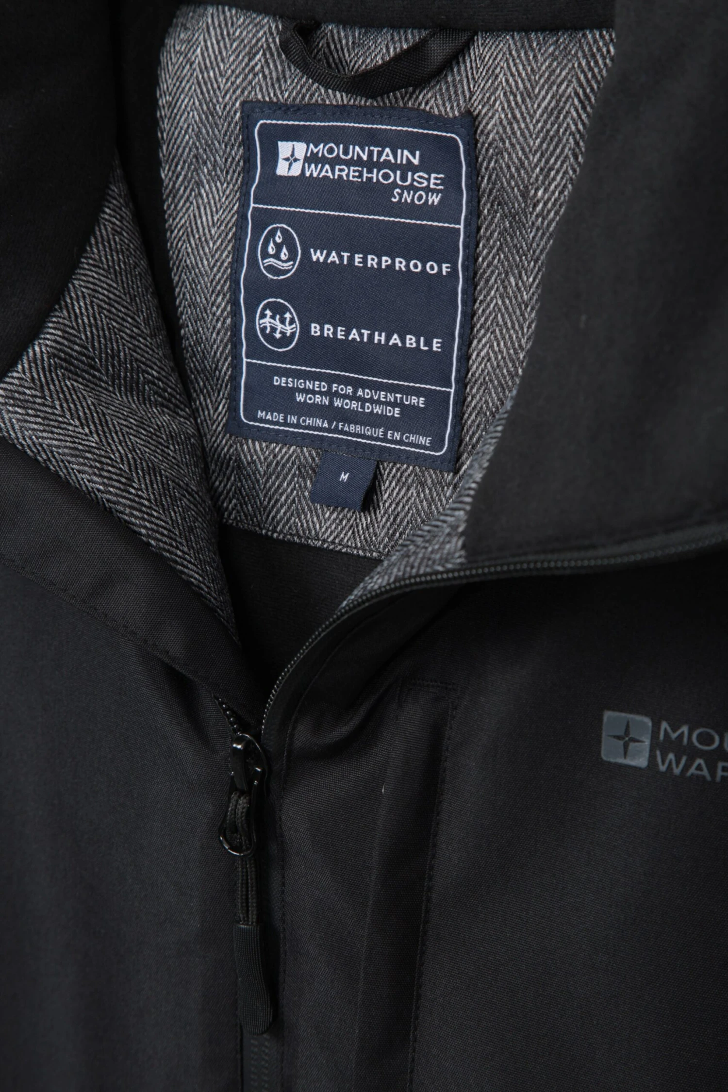 Stratosphere II Mens Ski Jacket Mountain Warehouse Stratosphere II Mens Ski Jacket -Mountain Warehouse 043737 bla stratosphere ii ski jacket men aw21 07 scaled