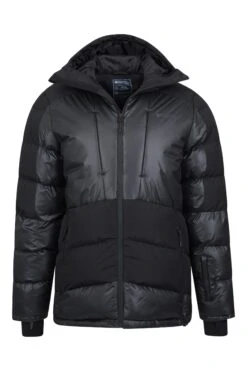 Mountain Warehouse Freeride Mens Ski Jacket -Mountain Warehouse 043739 bla freeride ski jacket men aw21 05