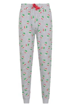 Mountain Warehouse Mens Printed Pyjama Set -Mountain Warehouse 043831 gre ls printed jersey pyjama set men aw21 07