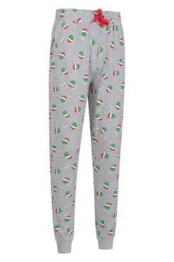 Mountain Warehouse Mens Printed Pyjama Set -Mountain Warehouse 043831 gre ls printed jersey pyjama set men aw21 08