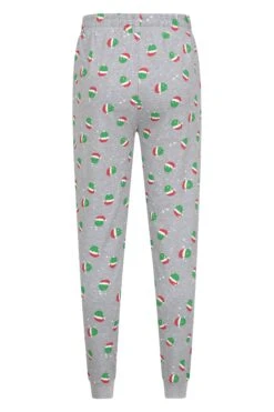 Mountain Warehouse Mens Printed Pyjama Set -Mountain Warehouse 043831 gre ls printed jersey pyjama set men aw21 10