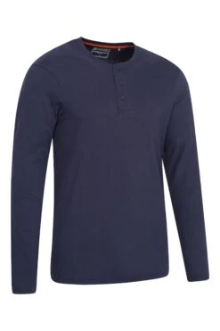 Mountain Warehouse Mens Printed Woven Pyjama Set 8 Mountain Warehouse Mens Printed Woven Pyjama Set -Mountain Warehouse 044381 nav ls printed woven pyjama set men aw21 03