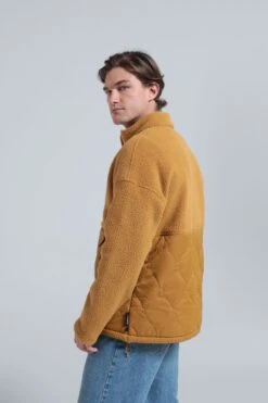 Animal Blaze Mens Recycled Fleece 4 Animal Blaze Mens Recycled Fleece -Mountain Warehouse 045045 bro animal blaze mens recycled quilted fleece anl ecom gbg aw21 04