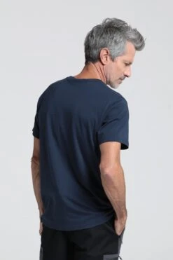 Mountain Warehouse Contour Mountain Mens Organic T-Shirt 3 Mountain Warehouse Contour Mountain Mens Organic T-Shirt -Mountain Warehouse 046250 nav contour mountain ecom gbg aw21 02