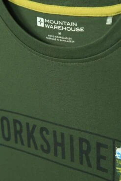 Mountain Warehouse Yorkshire Dales Mens T-Shirt -Mountain Warehouse 046574 kha yorkshire dales ss tee men aw21 05