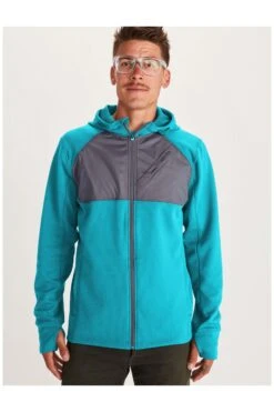 Marmot Mens Hanging Rock Hoodie -Mountain Warehouse 046847 blu marmot hanging rock hoody ss21 03