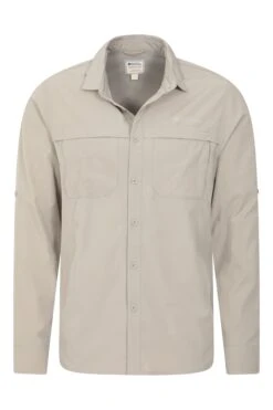 Mountain Warehouse Treble Mens Travel Shirt -Mountain Warehouse 047189 lbe treble travel shirt men aw22 05