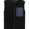 Mountain Warehouse Whitby Mens Borg Fleece Gilet -Mountain Warehouse 048070 bla whitby gilet men ss22 01