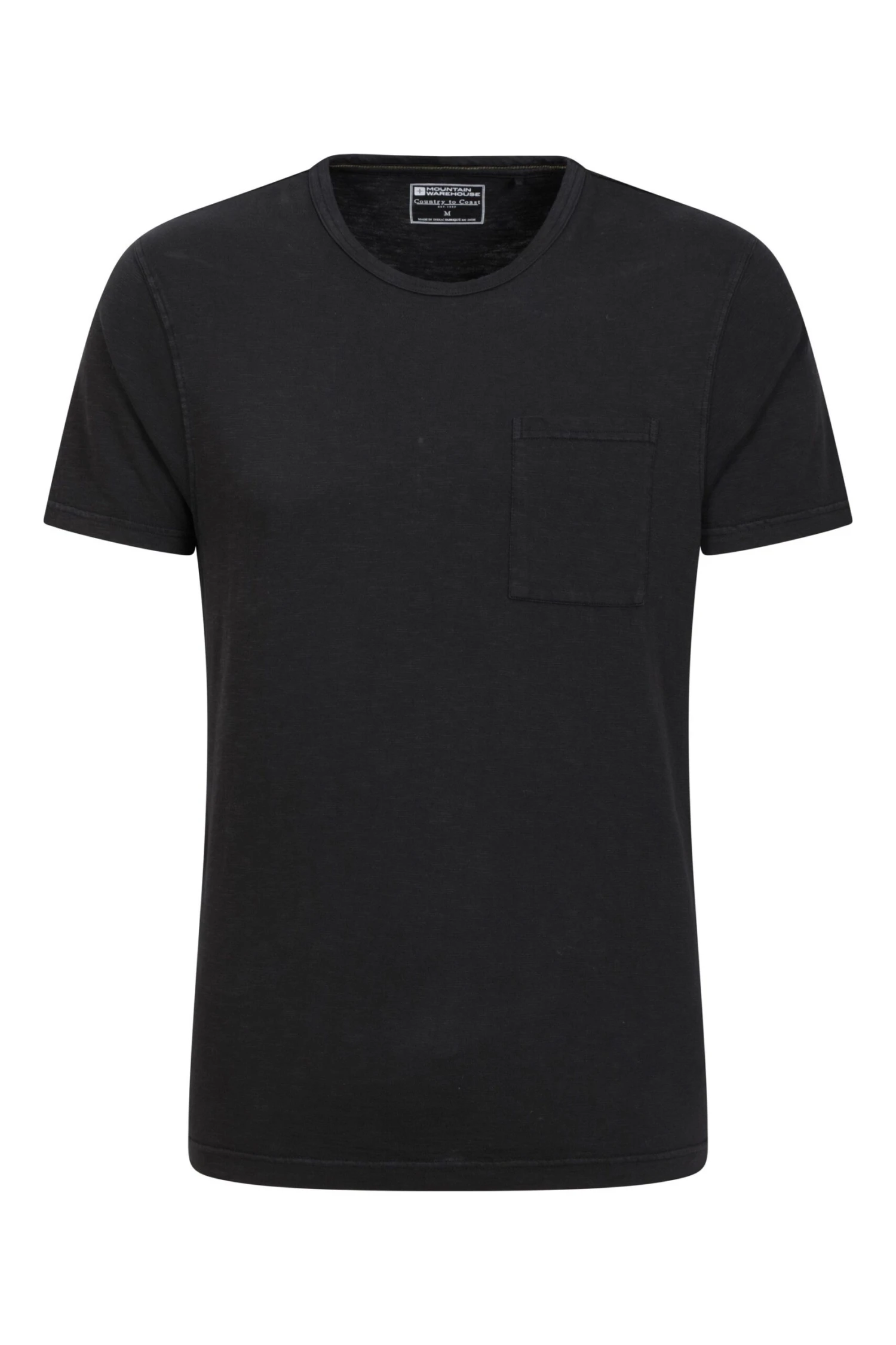 Fescue Mens Pocket T-Shirt Mountain Warehouse Fescue Mens Pocket T-Shirt -Mountain Warehouse 048071 bla fescue garment dyed pocket tee men ss23 01 scaled