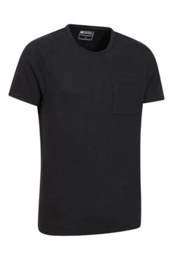 Mountain Warehouse Fescue Mens Pocket T-Shirt 3 Mountain Warehouse Fescue Mens Pocket T-Shirt -Mountain Warehouse 048071 bla fescue garment dyed pocket tee men ss23 02