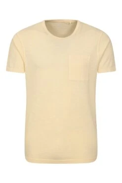 Mountain Warehouse Fescue Mens Pocket T-Shirt 10 Mountain Warehouse Fescue Mens Pocket T-Shirt -Mountain Warehouse 048071 yel fescue garment dyed pocket tee men ss23 01
