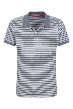 Mountain Warehouse Scouller Mens Striped Polo Shirt 5 Mountain Warehouse Scouller Mens Striped Polo Shirt -Mountain Warehouse 048117 gre scouller marled stripe polo men ss23 04