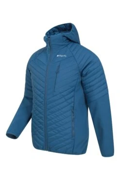 Mountain Warehouse Quantum Mens Padded Softshell Jacket 5 Mountain Warehouse Quantum Mens Padded Softshell Jacket -Mountain Warehouse 048153 blu quantum hybrid padded softshell jacket men aw21 03
