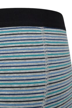 Mountain Warehouse Mens Striped Boxers 2-Pack -Mountain Warehouse 048157 blu stripe boxer multipack men aw21 010