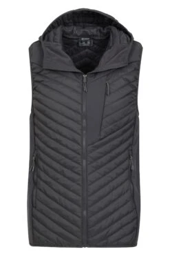 Mountain Warehouse Quantum Mens Padded Softshell Gilet 6 Mountain Warehouse Quantum Mens Padded Softshell Gilet -Mountain Warehouse 048219 cha quantum hybrid padded softshell gilet men aw21 05
