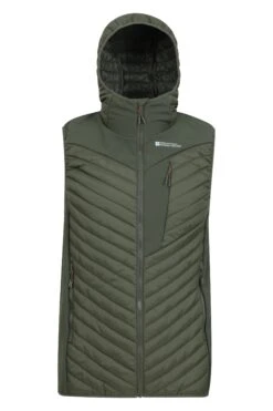 Mountain Warehouse Quantum Mens Padded Softshell Gilet 8 Mountain Warehouse Quantum Mens Padded Softshell Gilet -Mountain Warehouse 048219 kha quantum hybrid padded softshell gilet men ss22 01