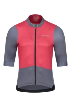 Mountain Warehouse Strada Mens Cycling Full-Zip Jersey 9 Mountain Warehouse Strada Mens Cycling Full-Zip Jersey -Mountain Warehouse 048266 red strada ls cycling fz jeresy men ss22 01