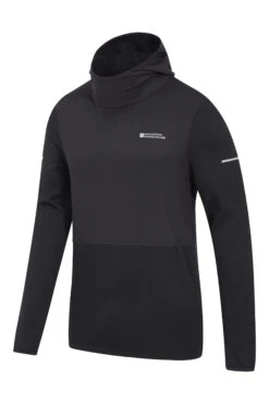 Mountain Warehouse Speed Mens Running Hoodie -Mountain Warehouse 048269 bla speed running hoodie men ss22 04