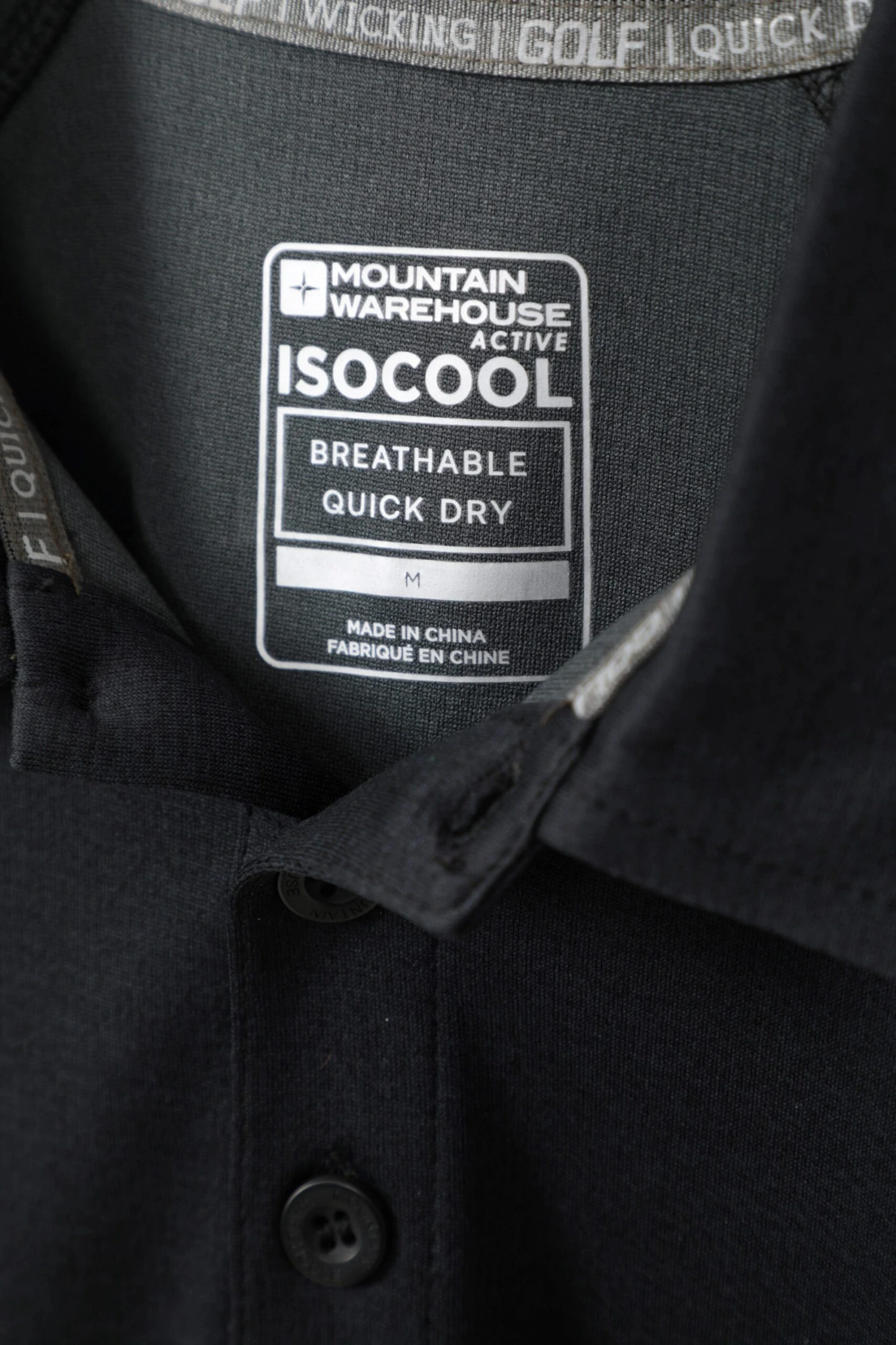 Fore IsoCool Mens Polo Shirt Mountain Warehouse Fore IsoCool Mens Polo Shirt -Mountain Warehouse 048289 bla fore isocool polo shirt men ss23 05 scaled