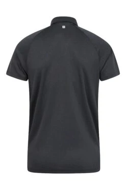 Mountain Warehouse Club Mens IsoCool Melange Polo 4 Mountain Warehouse Club Mens IsoCool Melange Polo -Mountain Warehouse 048292 bla club isocool melange polo men ss23 04