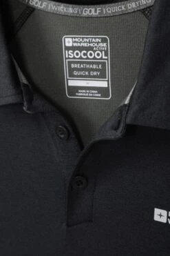 Mountain Warehouse Club Mens IsoCool Melange Polo 9 Mountain Warehouse Club Mens IsoCool Melange Polo -Mountain Warehouse 048292 bla club isocool melange polo men ss23 08