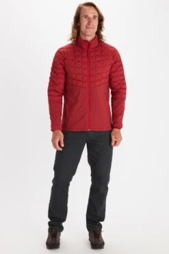 Marmot Variant Hybrid Mens Jacket -Mountain Warehouse 049347 red marmot mens featherless hybrid jacket bra ss22 04