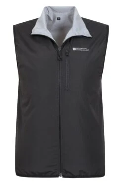 Mountain Warehouse 360 Reflective Mens Reversible Gilet 17 Mountain Warehouse 360 Reflective Mens Reversible Gilet -Mountain Warehouse 049389 bla 360 reflective reversible gilet men aw22 12