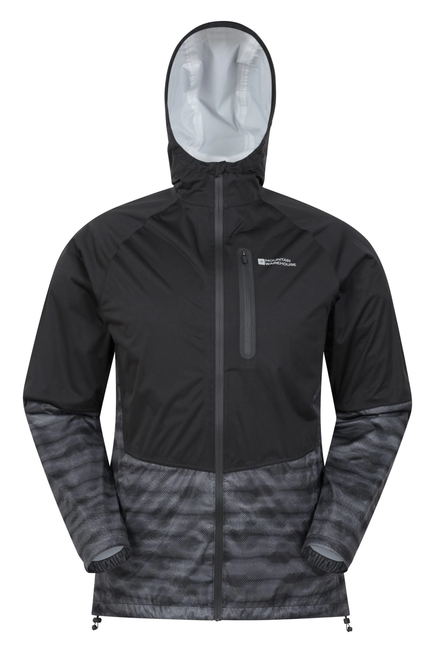 Hydro II Mens Waterproof Running Jacket Mountain Warehouse Hydro II Mens Waterproof Running Jacket -Mountain Warehouse 049390 bla hydro ii waterproof printed running jacket men ss22 01 scaled