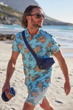 Animal Will Mens Organic Shirt 6 Animal Will Mens Organic Shirt -Mountain Warehouse 049702 pbl animal will mens organic resort shirt anl ecom lifestyle ss22 01