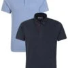 Mountain Warehouse Neale Mens Polo 2-Pack -Mountain Warehouse 050104 nav neale polo multipack men ss23 01