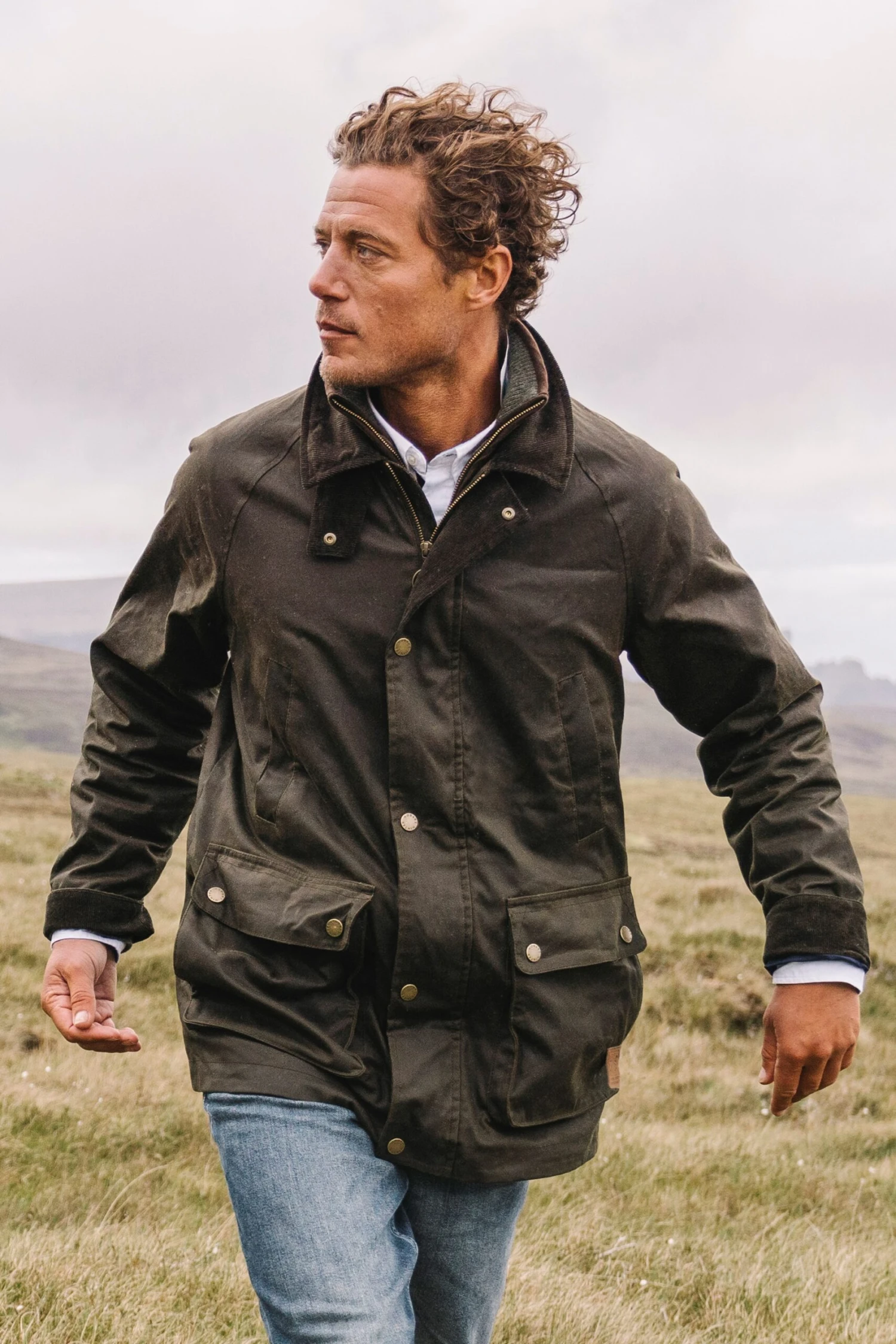 Hawick Mens Waxed Cotton Jacket Hawick Mens Waxed Cotton Jacket -Mountain Warehouse 050108 bro hawick waxed classic jacket ecom lifestyle ss23 01 scaled
