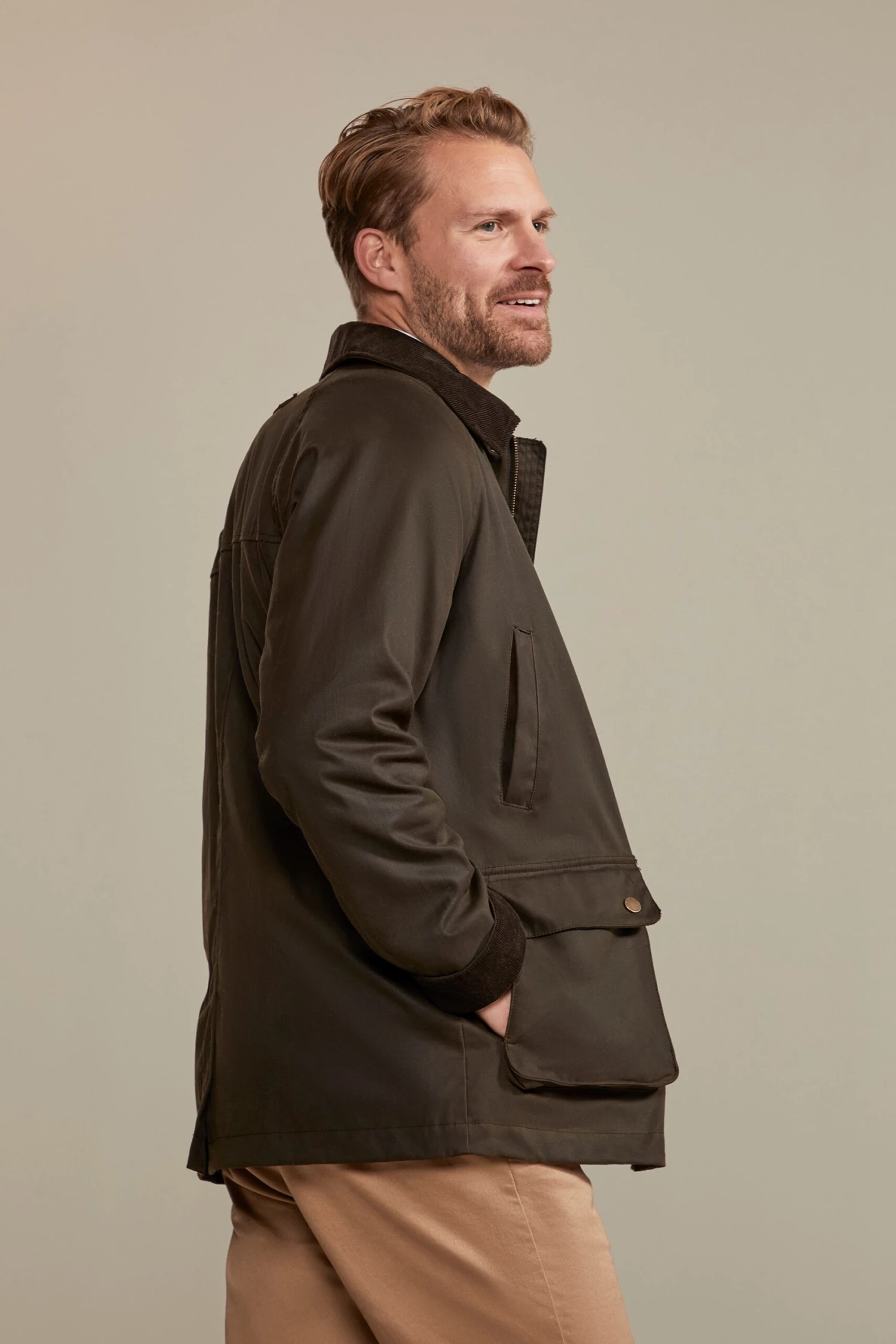 Hawick Mens Waxed Cotton Jacket Hawick Mens Waxed Cotton Jacket -Mountain Warehouse 050108 bro hawick waxed classic jacket ecom mens gbg ss23 04 scaled