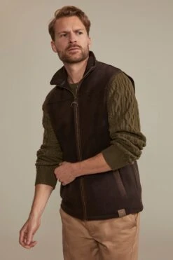 Arundel Mens Fleece Gilet -Mountain Warehouse 050130 bro arundel mens fleece gilet ecom gbg ss23 01