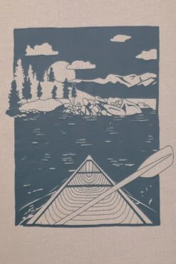 Mountain Warehouse Canoe Mens Organic T-Shirt -Mountain Warehouse 050312 cre canoe ss organic printed tee men 04