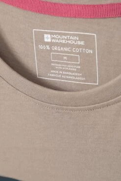 Mountain Warehouse Canoe Mens Organic T-Shirt -Mountain Warehouse 050312 cre canoe ss organic printed tee men 05