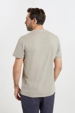 Mountain Warehouse Canoe Mens Organic T-Shirt -Mountain Warehouse 050312 cre canoe ss organic printed tee mens ecom gbg aw22 04