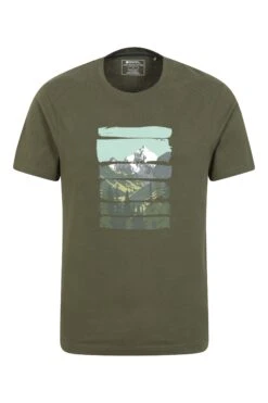 Mountain Warehouse Picture Mountain Mens Organic T-Shirt