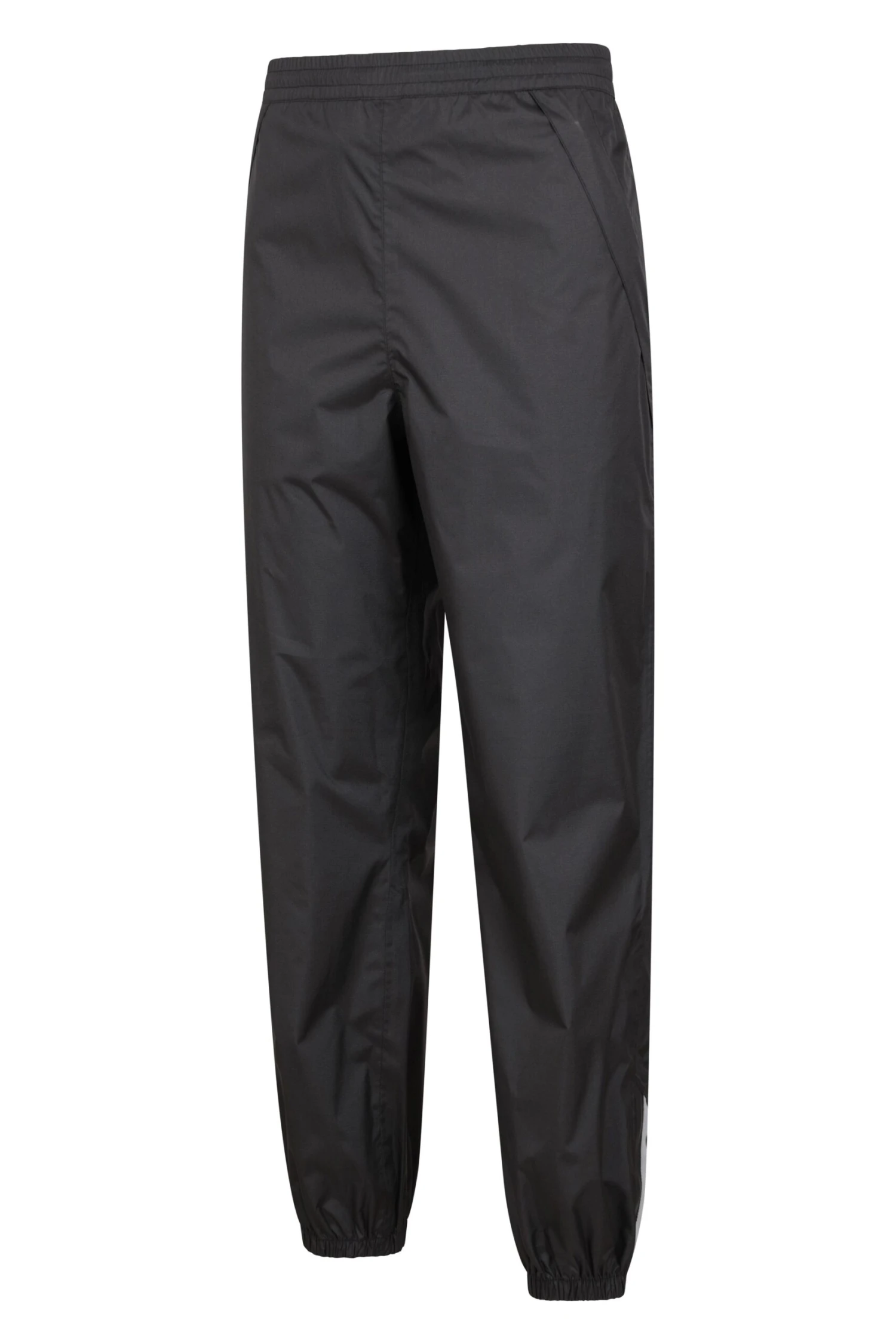 Mountain Warehouse Iso-Viz Mens Reflective Waterproof Overtrousers -Mountain Warehouse 050396 bla iso viz reflective waterproof over trouser men ss22 05 scaled