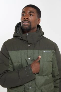 Mountain Warehouse Shock Mens Padded Jacket -Mountain Warehouse 050459 kha shock padded jacket mens ecom gbg aw22 04